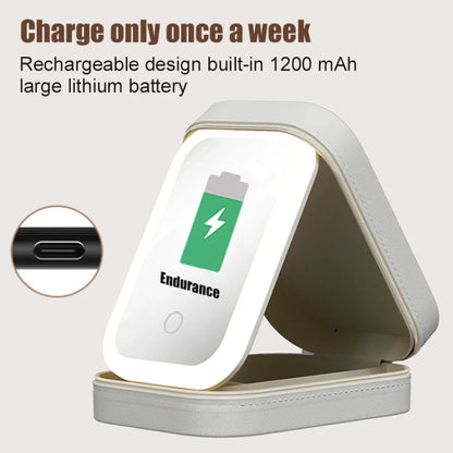 LED Adjustable Mirror Makeup Box